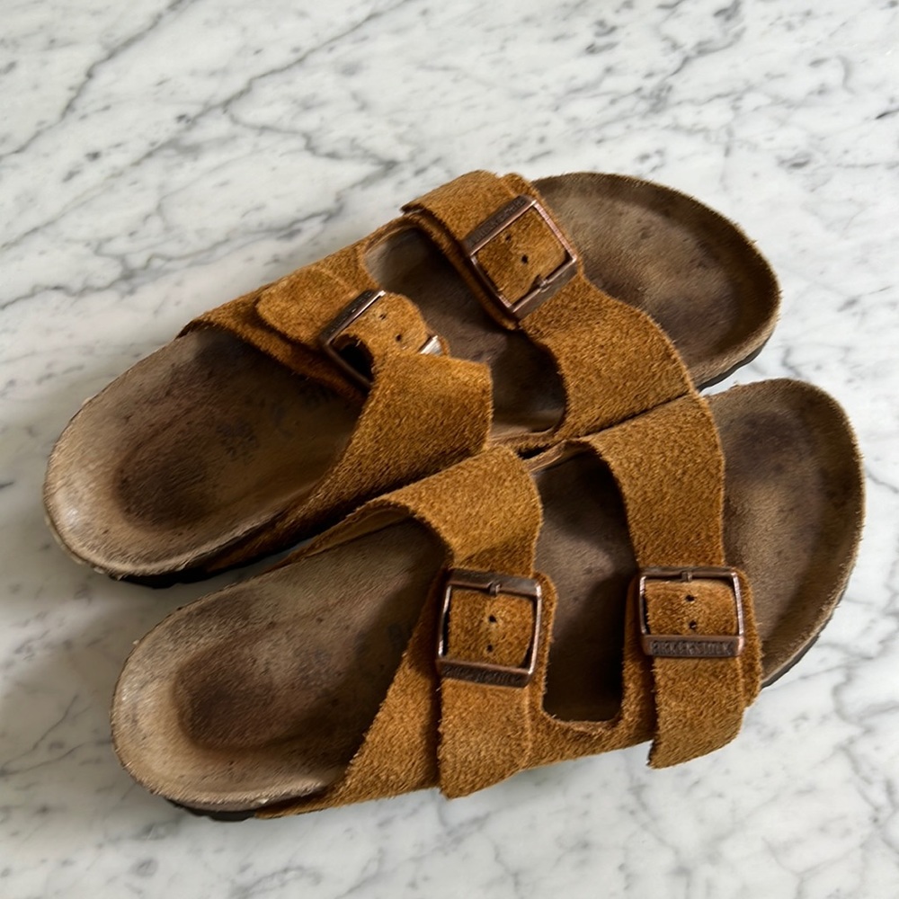 Birkenstock Arizona soft bed - mink suede - 36